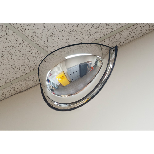 180° Dome Mirror, Half Dome, Open Top, 20" Diameter Les Fournitures Industrielles Méga