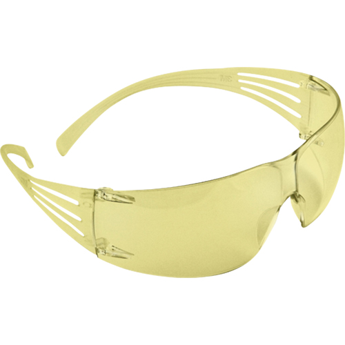 Lunettes de s&eacute;curit&eacute; SecureFit s&eacute;rie 200, Lentille Ambr&eacute;e, Antibu&eacute;e, ANSI Z87+/R&eacute;pond ou surpasse la norme CSA Z94.3 Les Fournitures Industrielles Méga