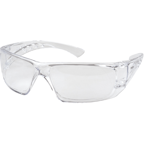 Lunettes de s&eacute;curit&eacute; s&eacute;rie Z2200, Lentille Transparent, Anti-&eacute;gratignures, R&eacute;pond ou surpasse la norme CSA Z94.3 Les Fournitures Industrielles Méga