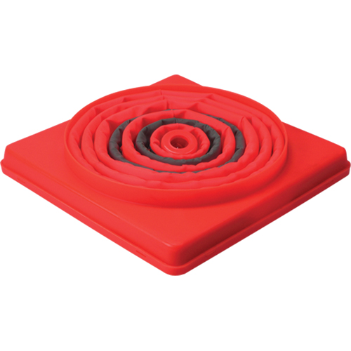 Collapsible Lighted Cone, 28" H, Orange Les Fournitures Industrielles Méga