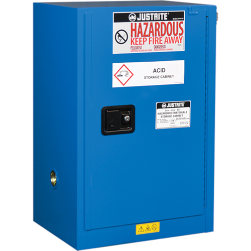 Armoires compactes doubl&eacute;es pour rangement de mati&egrave;res dangereuses Chem-Cor, 12 gal., 23,25" x 35" x 18" Les Fournitures Industrielles Méga
