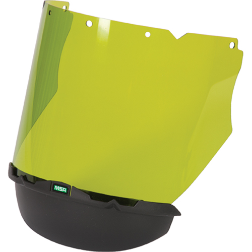 Visi&egrave;res V-Gard avec mentonni&egrave;re pour les travaux avec l'arc &eacute;lectrique, Polycarbonate, Teinte Vert Les Fournitures Industrielles Méga