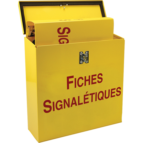 Boîte pour documents de s&eacute;curit&eacute; pour le chantier, Français, Compris reliures Les Fournitures Industrielles Méga