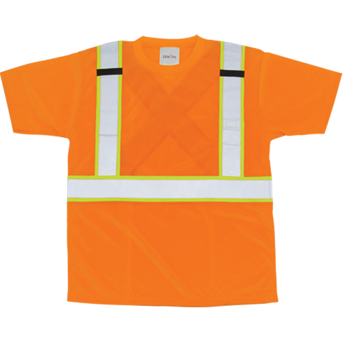 T-shirt conforme &agrave; la CSA, Polyester, Moyen, Orange Les Fournitures Industrielles Méga