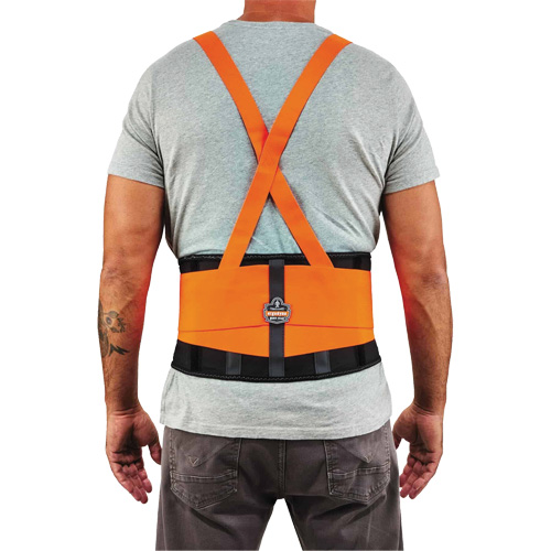 ProFlex 100HV Economy Spandex Hi-Vis Back Support Brace, Elastic, X-Small Les Fournitures Industrielles Méga