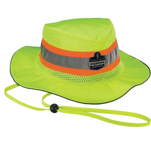 Chapeau de p&ecirc;cheur &agrave; refroidissement par &eacute;vaporation Chill-Its 8935CT, Lime haute visibilit&eacute; Les Fournitures Industrielles Méga
