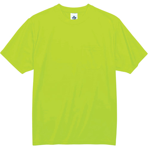Chandail non certifi&eacute; GloWear 8089, Polyester, Petit, Jaune lime haute visibilit&eacute; Les Fournitures Industrielles Méga