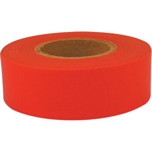 Ruban de signalisation Sub-Zero, 1,2" la x 150' lo, Rouge fluorescent Les Fournitures Industrielles Méga