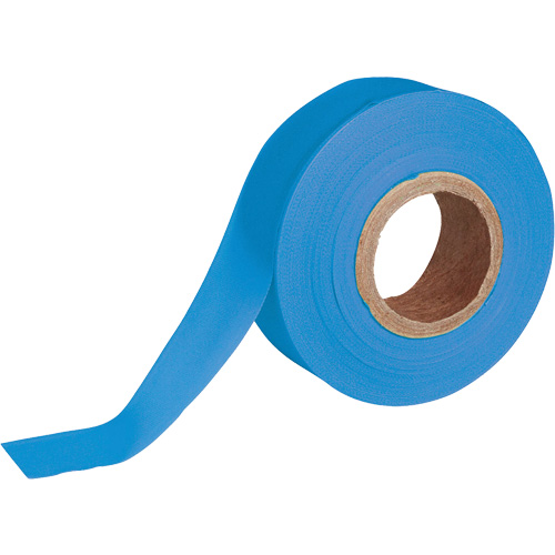 Ruban pour signalisation, 1,188" la x 150' lo, Bleu fluorescent Les Fournitures Industrielles Méga