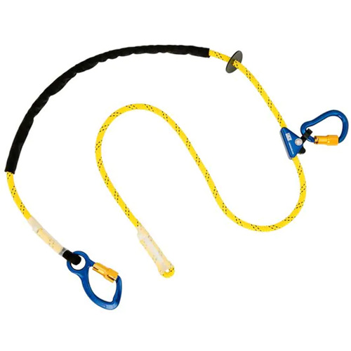Longe ajustable pour grimpeur, 1 branches, 8', Classe CSA A, Nylon Les Fournitures Industrielles Méga