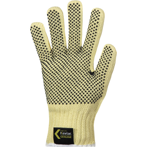 GLOVE DOT BOTH SIDE SMALL KEVLAR YELLW 118GR/PR Les Fournitures Industrielles Méga