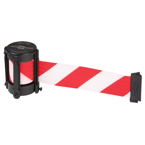 Cassettes de rechange pour Tensabarrier pour l'ext&eacute;rieur, Advance ou StowAway, 13', Ruban Blanc Les Fournitures Industrielles Méga