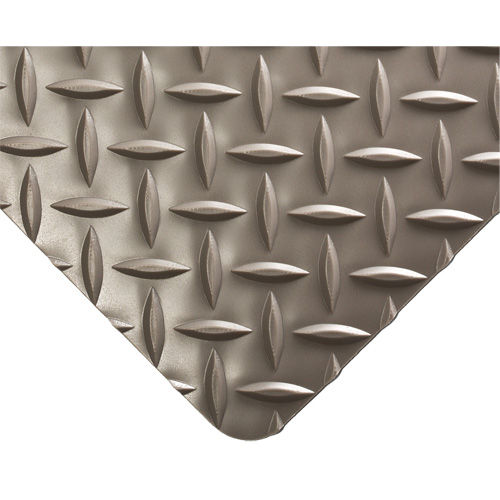 Tapis no 385, Couloir, 3' x 75' x 3/16", Gris Les Fournitures Industrielles Méga