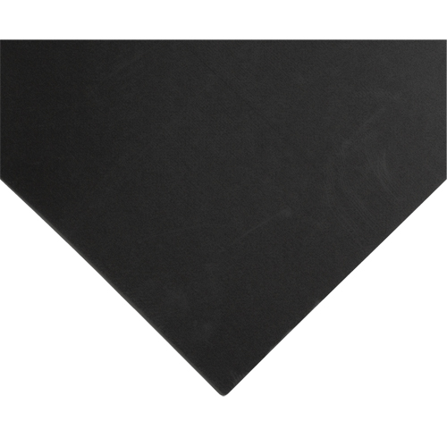 Tapis conducteur d'&eacute;lectricit&eacute; no 785, 3' la x 10' lo x 3/32" &eacute;p, PVC, Lisse, Noir Les Fournitures Industrielles Méga