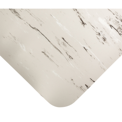 Tile-Top Select Anti-Microbial Mats No.494, Smooth, 4' x 10' x 1/2", Grey, PVC Les Fournitures Industrielles Méga