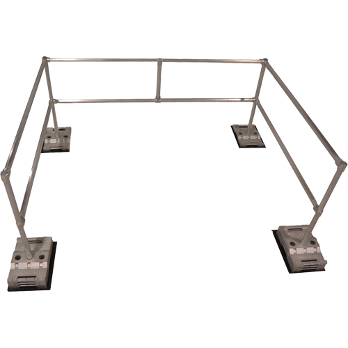 RoofGuard Classic System - Packaged Kits, Aluminum, 72" W x 108" L x 42" H Les Fournitures Industrielles Méga