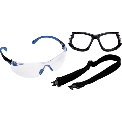 Solus Safety Glasses with Scotchgard Lens Kit, Clear Lens, Anti-Fog, Meets/Exceeds CSA Z94.3 Les Fournitures Industrielles Méga
