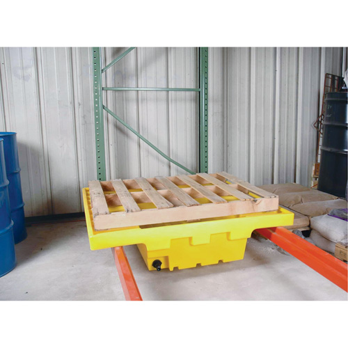 Contenant de confinement Ultra-Rack Sump, 51,5'' lo x 51,5'' la x 12" ha, 66 gal. US Capacit&eacute; Les Fournitures Industrielles Méga