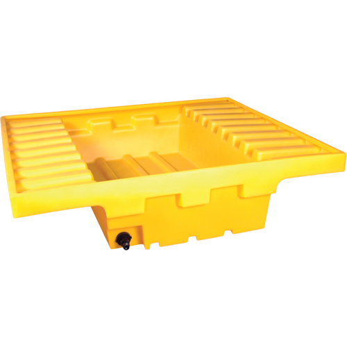 Contenant de confinement Ultra-Rack Sump, 51,5'' lo x 51,5'' la x 12" ha, 66 gal. US Capacit&eacute; Les Fournitures Industrielles Méga