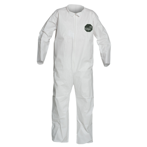 ProShield&reg; 50 Coveralls, Small, White, Microporous Les Fournitures Industrielles Méga