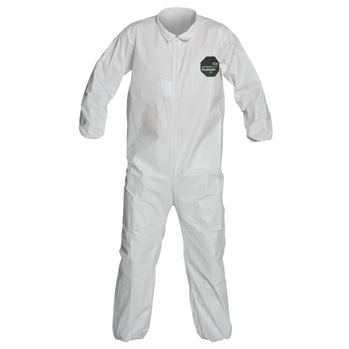 ProShield&reg; 50 Coveralls, Small, White, Microporous Les Fournitures Industrielles Méga