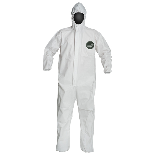 ProShield&reg; 50 Coveralls, Small, White, Microporous Les Fournitures Industrielles Méga