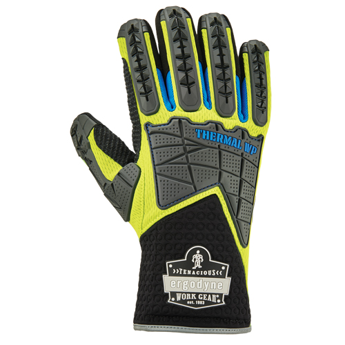 ProFlex&reg; Performance Dorsal Impact-Reducing Gloves + Thermal WP, Small, Suede Palm, Safety Cuff Les Fournitures Industrielles Méga