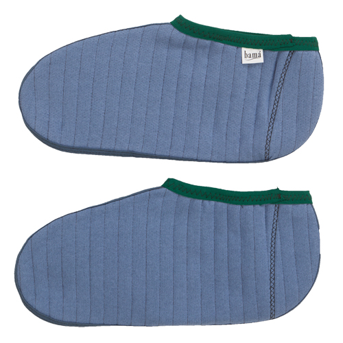 Chaussons pour bottes en caoutchouc, Hommes, T-Grand, Bleu/Vert, Coton/Molleton Les Fournitures Industrielles Méga