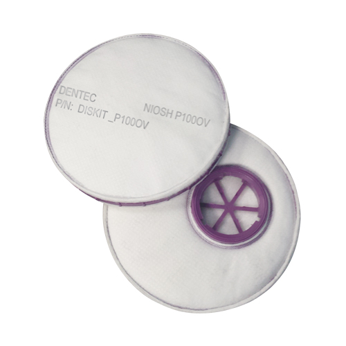 Filtre pour respirateur Diskit, Filtre contre les particules avec suppresion de vapeurs nuisibles, Vapeur organique/Filtre P100 Les Fournitures Industrielles Méga