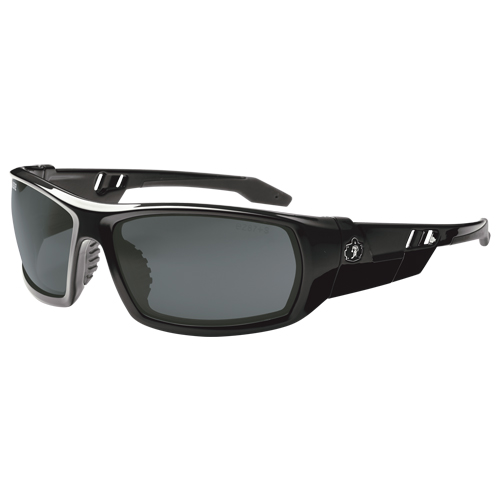 Lunettes de s&eacute;curit&eacute; Skullerz Odin, Lentille Fum&eacute;e, Anti-&eacute;gratignures/Polaris&eacute;, ANSI Z87+/R&eacute;pond ou surpasse la norme CSA Z94.3 Les Fournitures Industrielles Méga