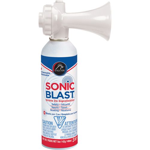 Sonic Blast Safety Horn with Plastic Trumpet Les Fournitures Industrielles Méga