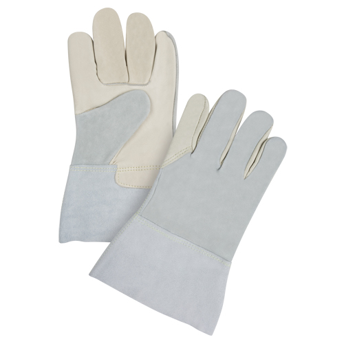 Split-Back Premium Work Gloves, X-Large, Grain Cowhide Palm Les Fournitures Industrielles Méga