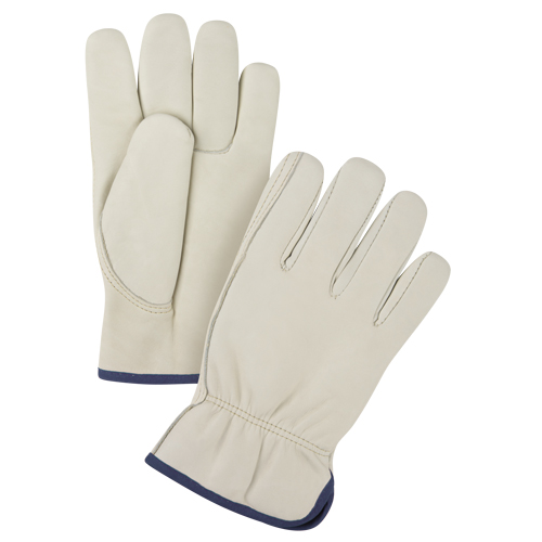 Gants de conducteur de premi&egrave;re qualit&eacute;, T-Grand, Paume en Cuir fleur de vache Les Fournitures Industrielles Méga