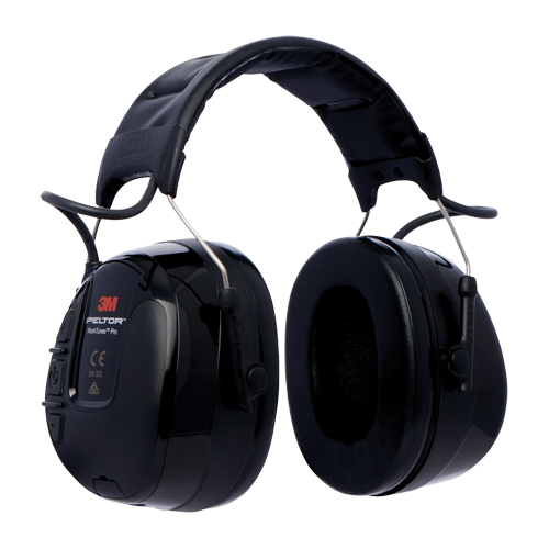 PELTOR WorkTunes Pro Earmuffs, Headband, 26 NRR dB Les Fournitures Industrielles Méga