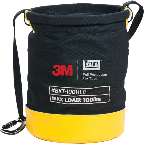Tool Lifting Safe Bucket, Canvas, 12.5" Dia. x 15" H, 100 lbs. Load Rating Les Fournitures Industrielles Méga