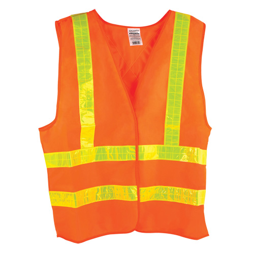 Dynamic Traffic Vest, High Visibility Orange, Medium, Polyester Les Fournitures Industrielles Méga