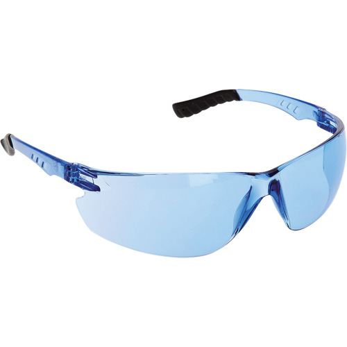 Dynamic Firebird Safety Glasses, Blue Lens, Anti-Scratch/Anti-Static, ANSI Z87+/Meets/Exceeds CSA Z94.3 Les Fournitures Industrielles Méga