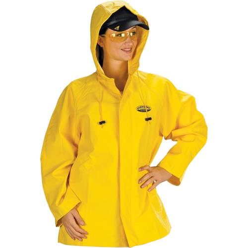 V&ecirc;tements imperm&eacute;ables Hurricane ignifuges et r&eacute;sistants &agrave; l'huile, vestes, 4T-Grand, Jaune Les Fournitures Industrielles Méga