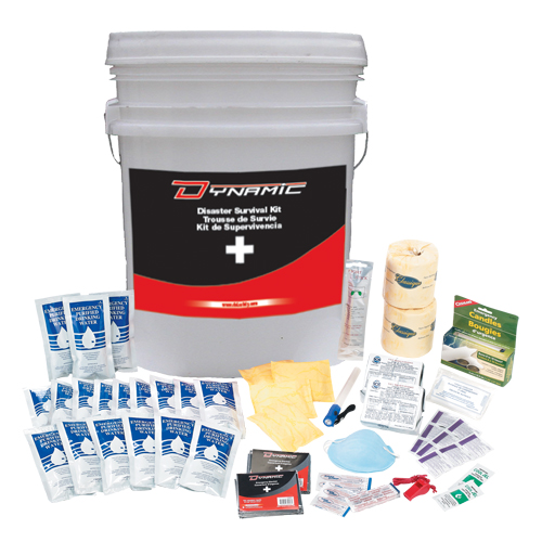Dynamic Emergency Preparedness First Aid Kit, Class 1 Medical Device, Bucket Les Fournitures Industrielles Méga