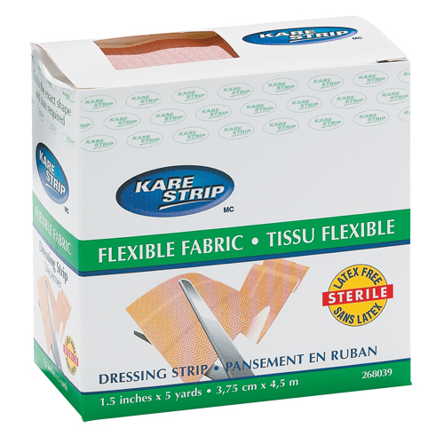 Dynamic Elastic Dressing Bandage, Rectangular/Square, 180", Fabric, Non-Sterile Les Fournitures Industrielles Méga