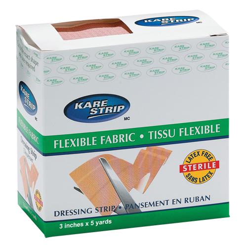 Dynamic Elastic Dressing Bandage, Rectangular/Square, 180", Cloth/Fabric, Non-Sterile Les Fournitures Industrielles Méga
