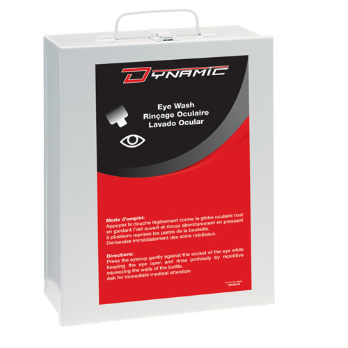 Douche oculaire avec solution isotonique Dynamic, Double Les Fournitures Industrielles Méga