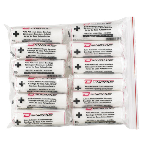 Dynamic Gauze Bandage, Roll, 15' L x 4" W, Medical Device Class 1 Les Fournitures Industrielles Méga