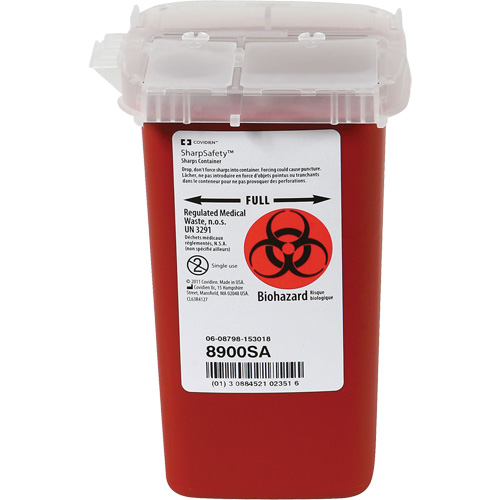 Contenant phl&eacute;botomie Sharps Dynamic, Capacit&eacute; de 1 L Les Fournitures Industrielles Méga