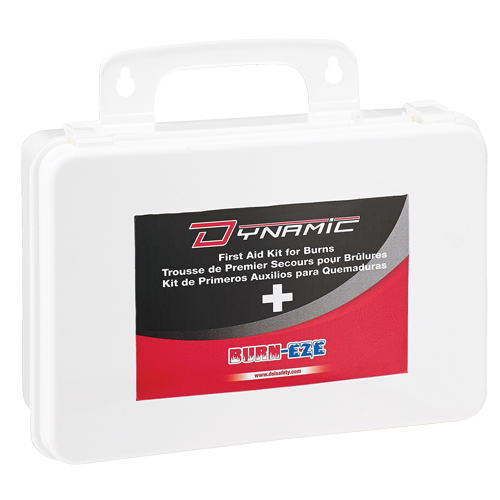 Trousse de premiers soins multi-usages pour brûlures Dynamic, Boîte en plastique de 36 unit&eacute;s, Classe 2 Les Fournitures Industrielles Méga