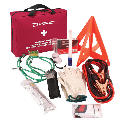 Dynamic S.O.S. Emergency Road Side Kit, Class 1 Medical Device, Nylon Bag Les Fournitures Industrielles Méga