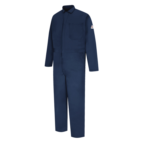 ISO 11611 Flame-Resistant Welding Coveralls, Size 50, Navy Blue Les Fournitures Industrielles Méga
