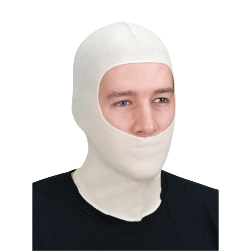 Spray Sock Head Cover, Cotton, White Les Fournitures Industrielles Méga