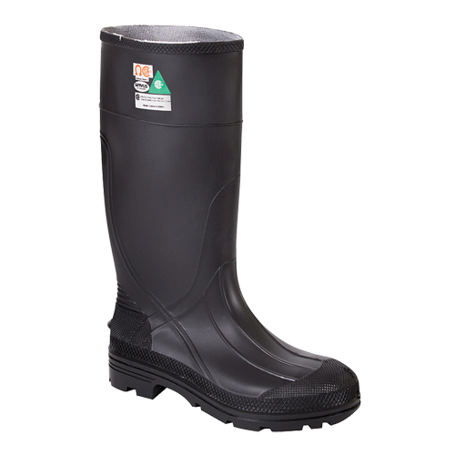 Bottes de s&eacute;curit&eacute; PRM II, PVC, Embout Acier, Pointure 7, Semelle R&eacute;sistant aux perforations Les Fournitures Industrielles Méga