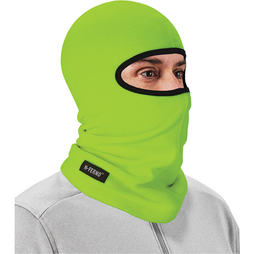 N-Ferno&reg; 6821 Balaclava, Fleece, High-Visibility Lime Green Les Fournitures Industrielles Méga